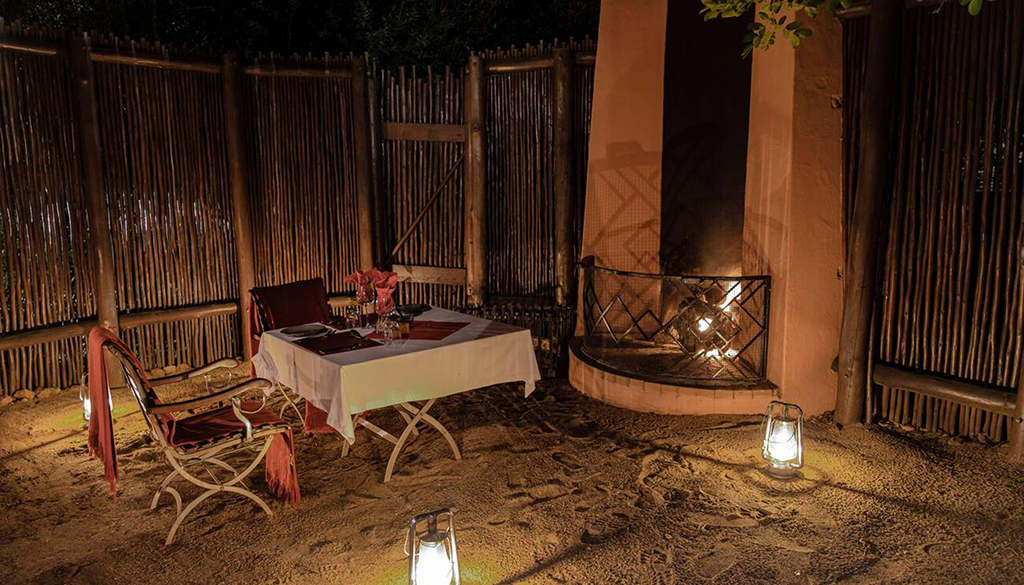 romantic safari dinners